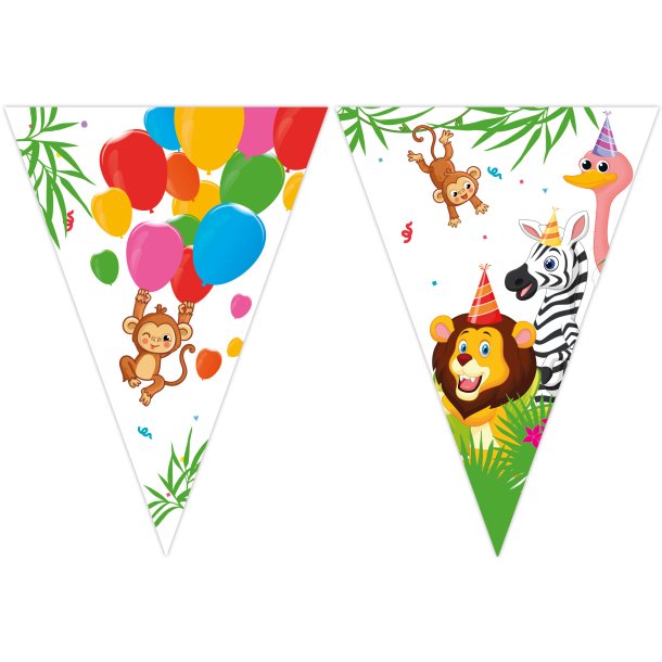 Jungle Party Flagbanner