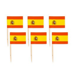 Kageflag Spanien 50stk