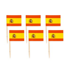 Kageflag Spanien 50stk
