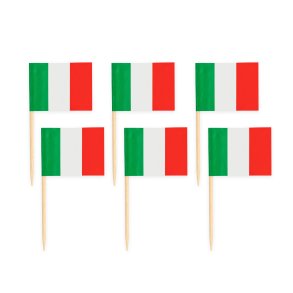 Kageflag Italien 50stk