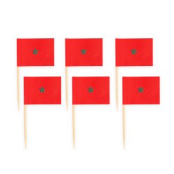 Kageflag Marokko 50stk