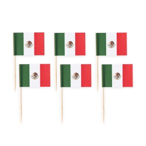Kageflag Mexico 50stk