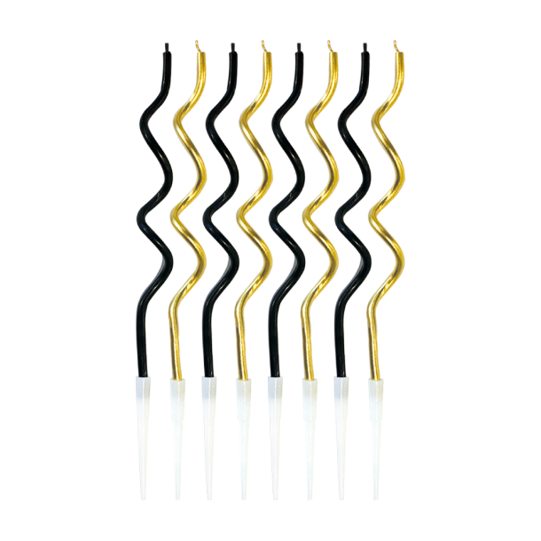 Kagelys twist i Sort og Guld