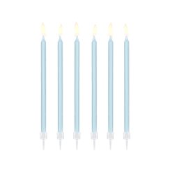 Kagelys i lysebl 14cm