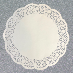 Kagepapir 32 - 6 stk i hvid 