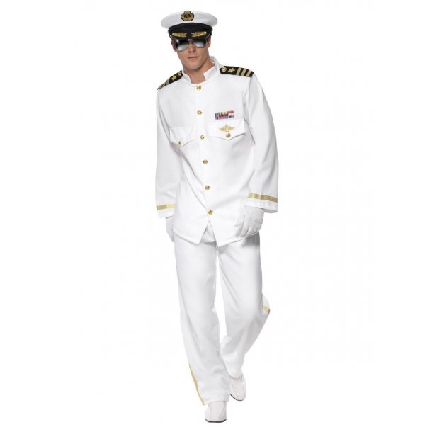 Kaptajn kostume - Top Gun