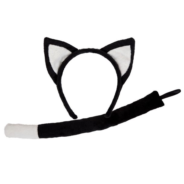 folder Til ære for Smitsom Katte sæt | køb Katte udklædning bestående af ører og hale