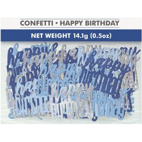 Happy Birthday konfetti i Bl