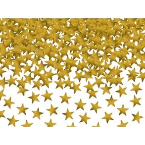 Konfetti stjrnor 30g. GULD