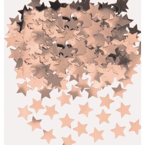 Konfetti stjerner i rosegold