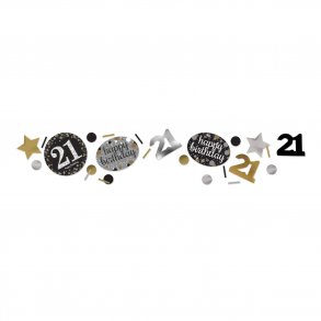 konfetti 21 sparkling gold