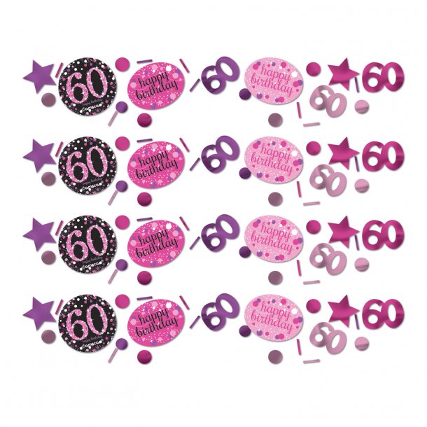 Konfetti 60 Sparkling pink