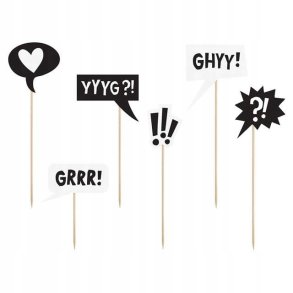 Trtdekorationer Expression 6 st