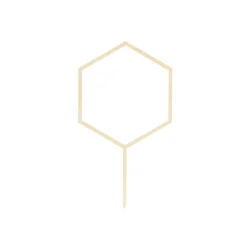 Kagetopper i tr 6-kant