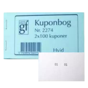 Kupon bog med 100 blade