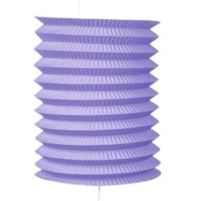 Papperslykta i Ljuslila