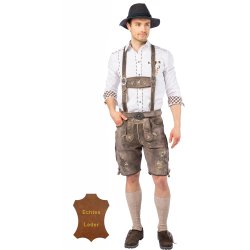 Lederhosen korte i skind - Antik-gr�