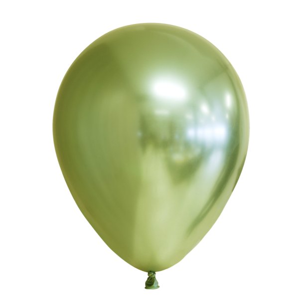Ballong  30 cm - mirror- Limegrn