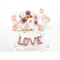 Folie ballon LOVE - rosegold