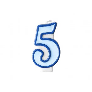 Kagelys med tal, 5 bl