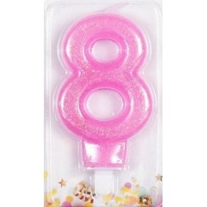 Kagelys, Glittertal -8 rosa