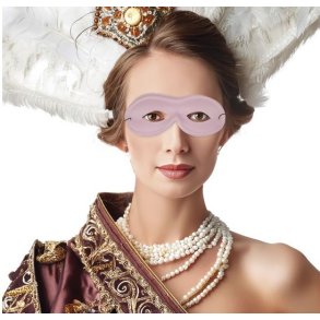 �jenmaske i Lyser�d med elastik