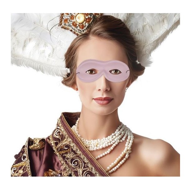 jenmaske i Lyserd med elastik