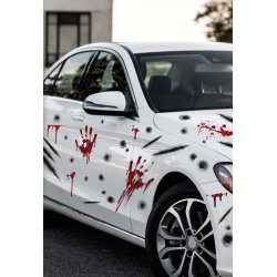 Foliemærker til bil - Crime scene