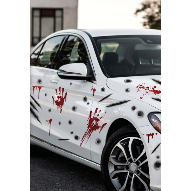 Foliemærker til bil - Crime scene