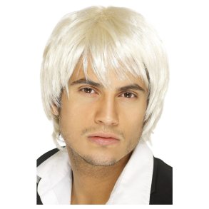 Boy Band Paryk i hvid