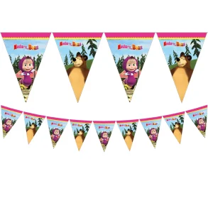Masha og Bjrnen - flagbanner