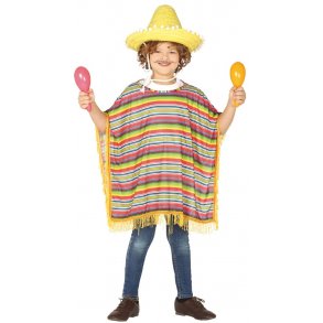 Mexicaner poncho BRN