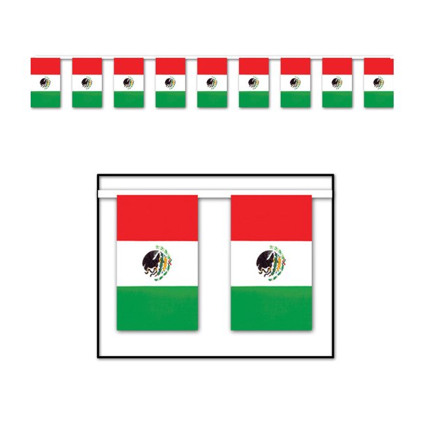Flagguirlande, Mexico