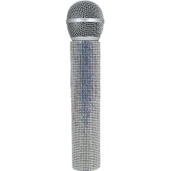 Mikrofon i slvglitter