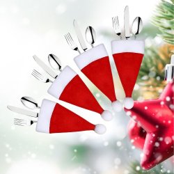 Nissehue 4 stk. mini til bestik