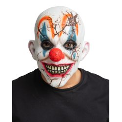 Clownmask latex - Krackelerad