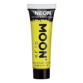 Moon Face/body paint UV i Gul