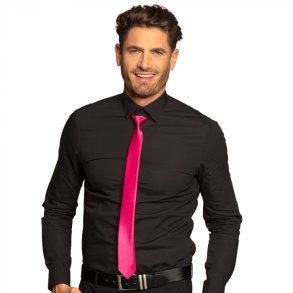 Slips i satin neon Rosa