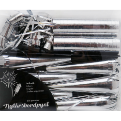 Nytrs Party ske 6 pers. i guld-slv