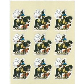 Oblater med sjov hest