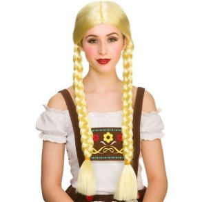 Tyrolerpige peruk - beer girl