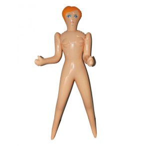 Uppblsbar kvinna docka