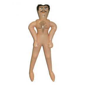 Rolig uppblsbar man-docka