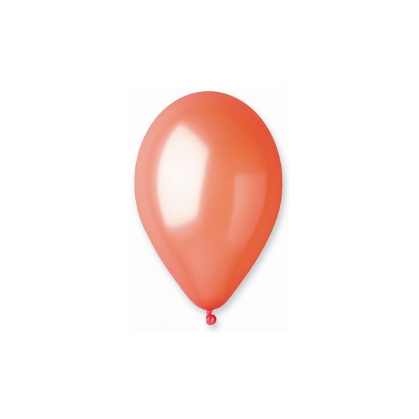 Ballon Metallic Orange, 10 stk. 