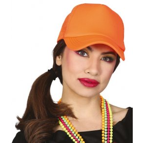 Kasket i neon-orange