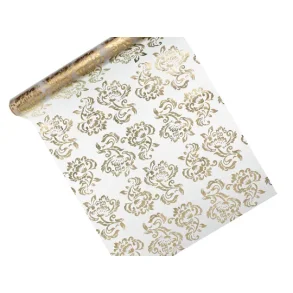 Organza Bordslpare med guldtryck