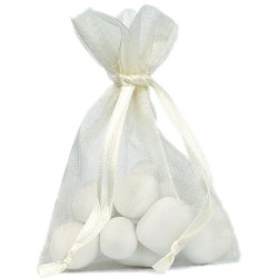 Rispose - gavepose organza CREME