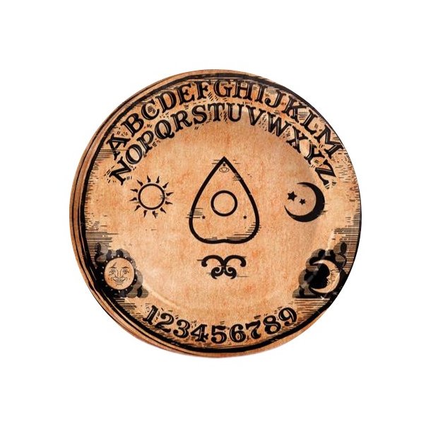 Halloween Ouija tallerkener