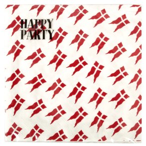 Lunchservetter med flaggor