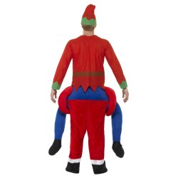 Santa piggyback